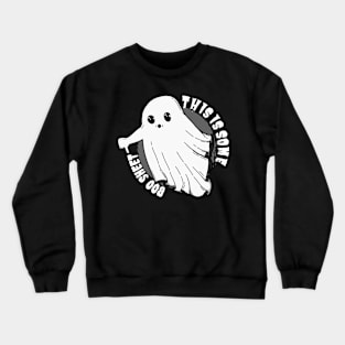 This is some boo sheet - Funny Halloween Design Crewneck Sweatshirt